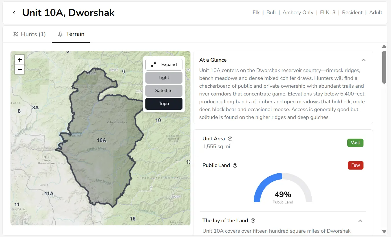 Idaho Terrain Preview
