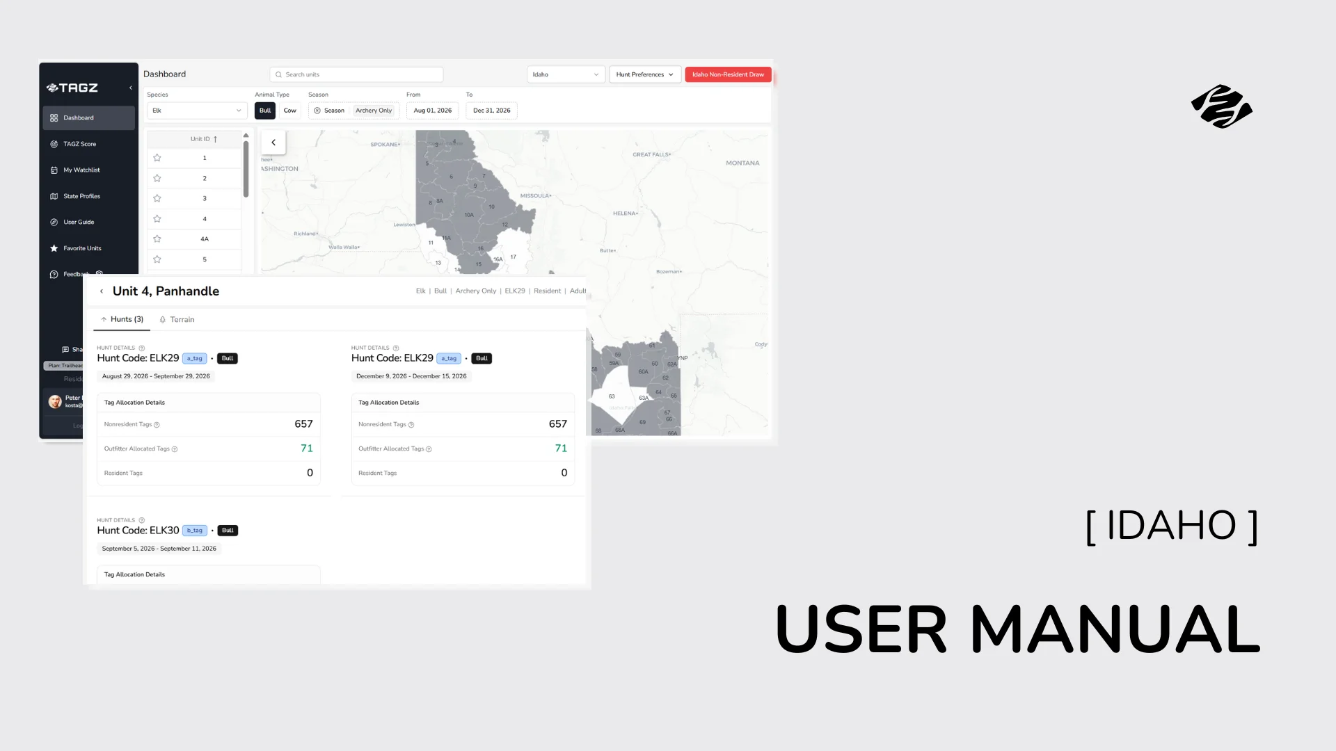 TAGZ Launches for Idaho’s New Nonresident Deer and Elk Draw